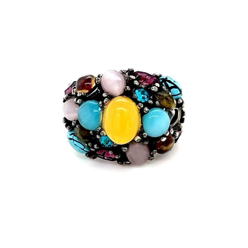 Multicolor Stones Ring‎